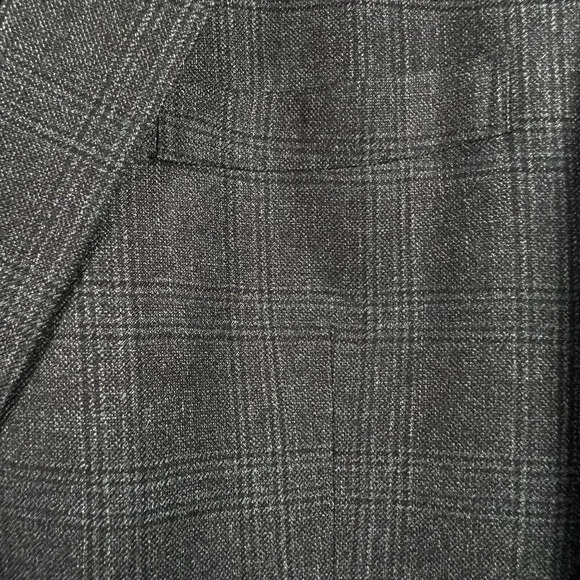 Jos A Bank Tailored Fit Blazer Sport Coat Traveler Collection 44L Silk Wool Grey - Picture 5 of 9